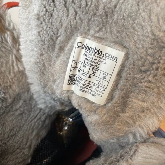 Columbia Kids 2 Minx Mid II Waterproof Omni Snow Boot Dark Mountain Melonade - Picture 8 of 9